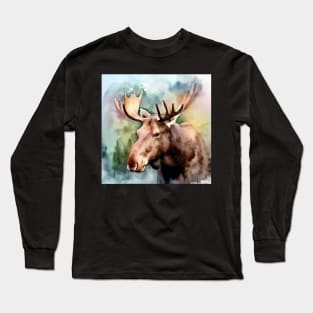 Moose. Long Sleeve T-Shirt